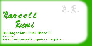 marcell rumi business card